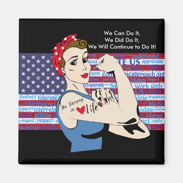 Imã Nós Podemos Fazer Isso, Nós Conseguimos, Magnet Pa (Frente)