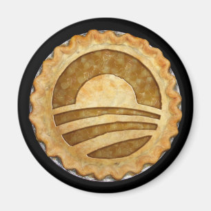 Imã "Nós queremos a torta!" Ímã da torta de Obama