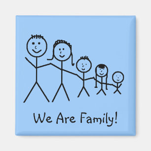 Imã Nós somos família! - ímã