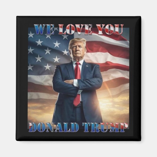 Imã Nós Te Amamos Donald Trump (Frente)