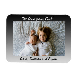 Ímã Nós Te Amo Pai, Foto