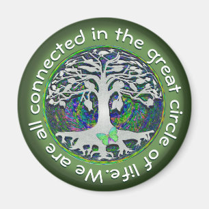 Imã Nós todos somos conectados no grande círculo da