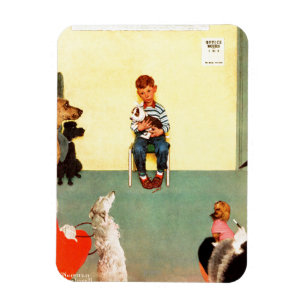 Ímã Nos veterinários por Norman Rockwell