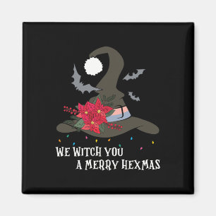 Imã Nós Vomitamos Você Feliz Hexmas Witchy Christmas W