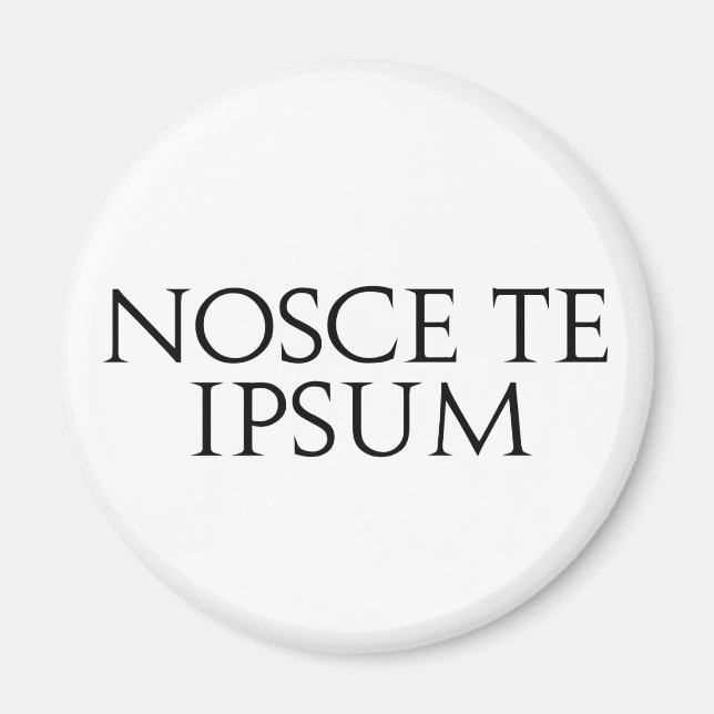 Imã Nosce Te Ipsum (Frente)