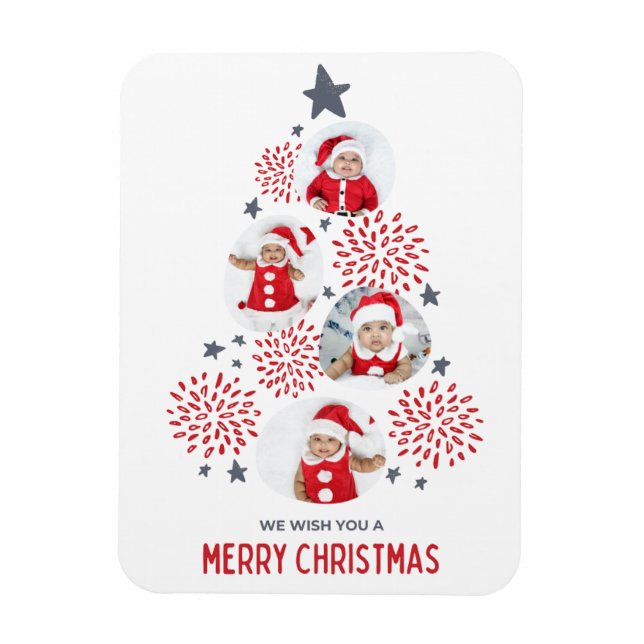 Ímã #NósDesejamosUmFelizNatalÍmãDeFotoFlexível (Vertical)