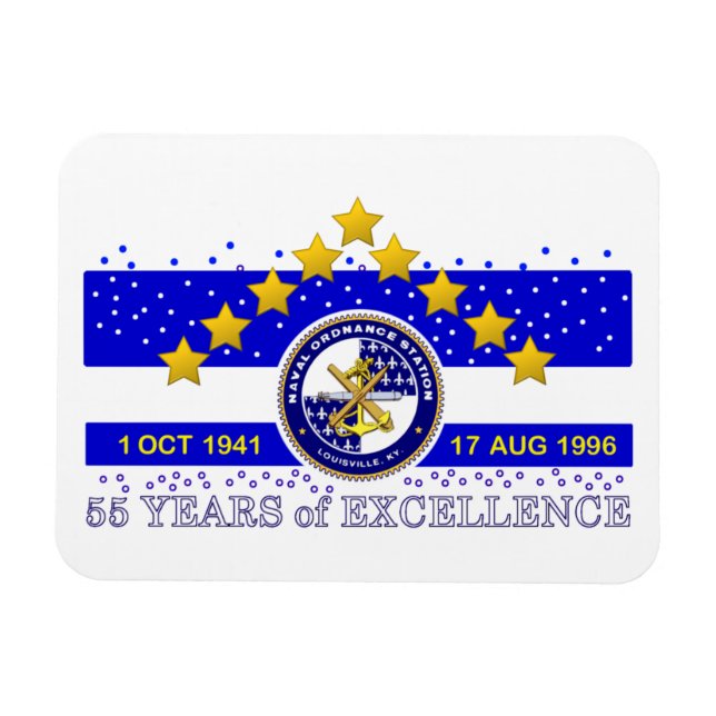 Ímã NOSL - Magnet de 55 anos de excelência (Horizontal)