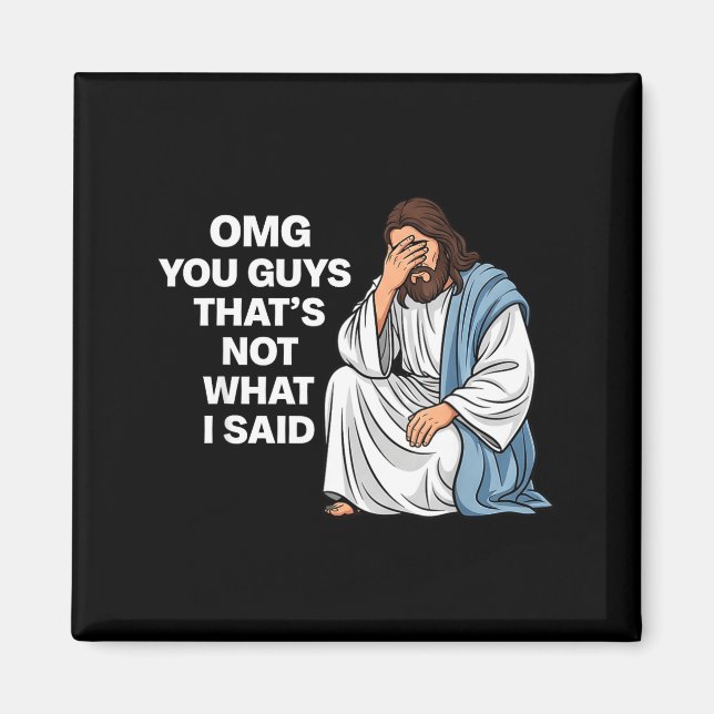 Imã Nossa, gente, não foi isso que eu disse, Jesus eng (Frente)