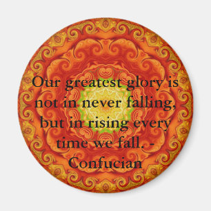 Imã Nossa grande glória não consiste nunca na queda,