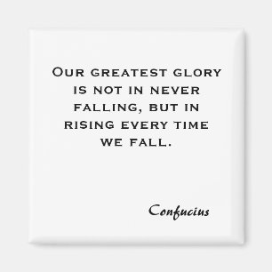 Imã Nossa grande glória não consiste nunca na queda,