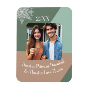 Ímã Nossa Primeira Natal Em Nossa Casa Nova