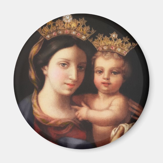 Imã Nossa Senhora de Confiança Belo Magneta (Frente)