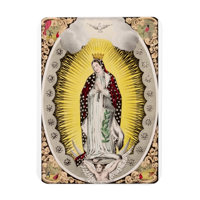 Ímã Nossa Senhora de Guadalupe (Vertical)