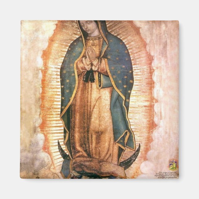 Imã Nossa Senhora de Guadalupe Vintage (Frente)