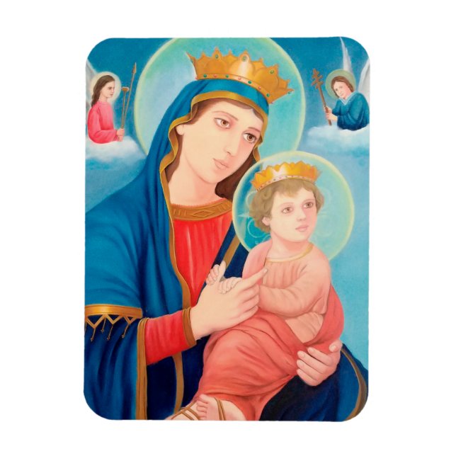 Ímã Nossa Senhora Perpétua Ajuda Católica (Vertical)