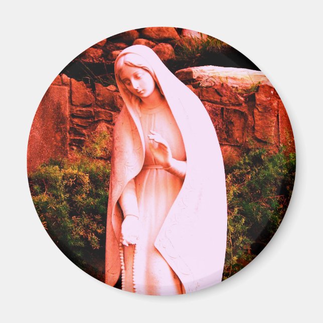 Imã Nossa Senhora Virgem Vermelha Alterada (Frente)