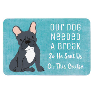 Ímã Nosso cão necessário uma cabine engraçada do na