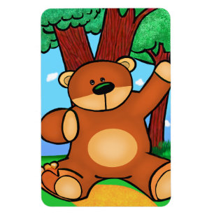 Ímã Nosso na pradaria - Urso na pastagem