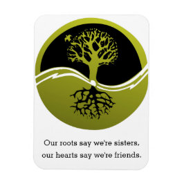 Ímã Nossos corações dizem que somos amigos