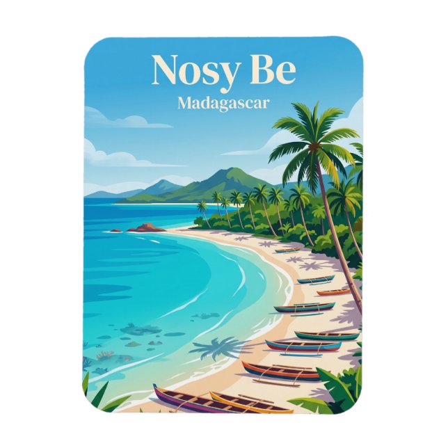 Ímã Nosy Be Madagascar (Vertical)