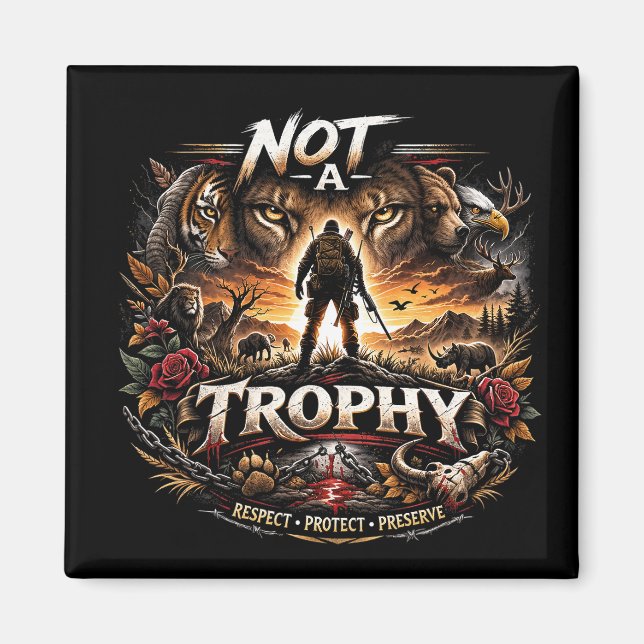 Imã Not a Trophy (Frente)