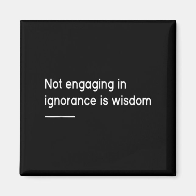 Imã Not Engaging In Ignorance Is Wisdom _ Mindfulness  (Frente)
