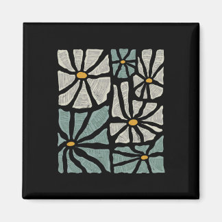 Imã Not My President 2025 Retro Subtle Boho Floral Ant