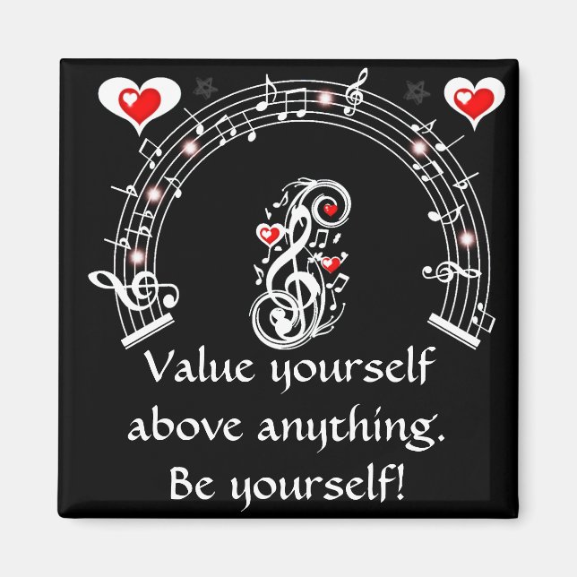 Imã Nota de Amor_ (Frente)