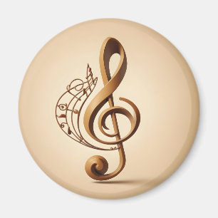 Imã Nota de Limpeza Musical