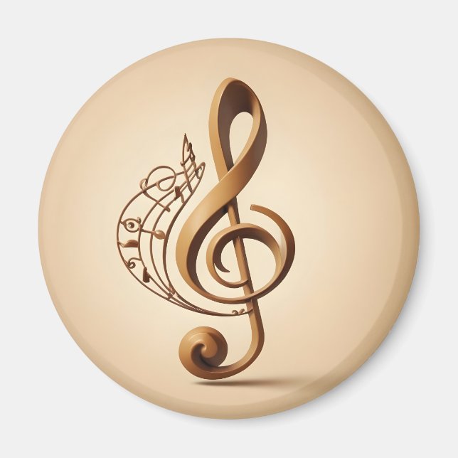 Imã Nota de Limpeza Musical (Frente)