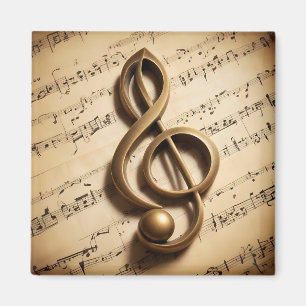 Imã Nota de Limpeza Musical