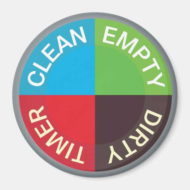 Imã Nota do Office Kitchen para máquinas de lavar louç (Frente)