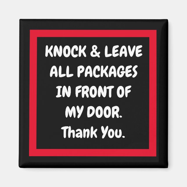 IMÃ NOTAS DE METAL AMAZON, FEDEX, USPS, DEIXAR PKGS (Frente)