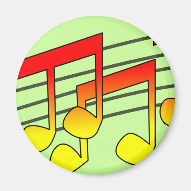 Imã Notas de Música (Frente)