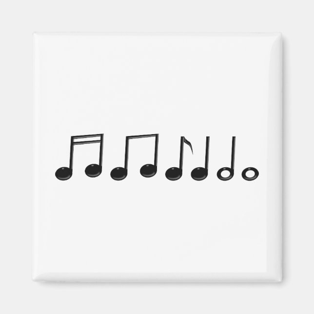 Imã Notas Musicais (Frente)