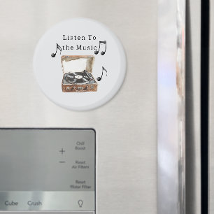 Imã Notas Musicais de Tocador de Discos
