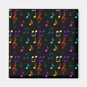 Imã Notas Musicais Presentes para Músicos Amantes de A