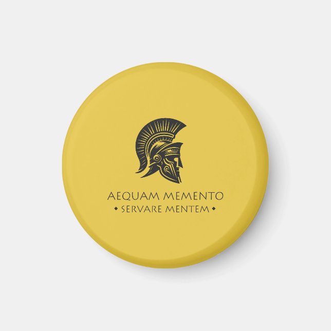 Imã Notebook Aequam memento mentem (Frente)