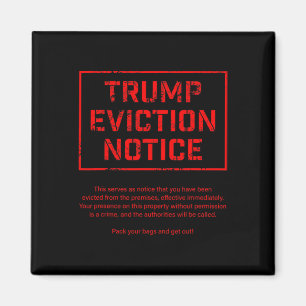 Imã Notificação de Despejo de Trump