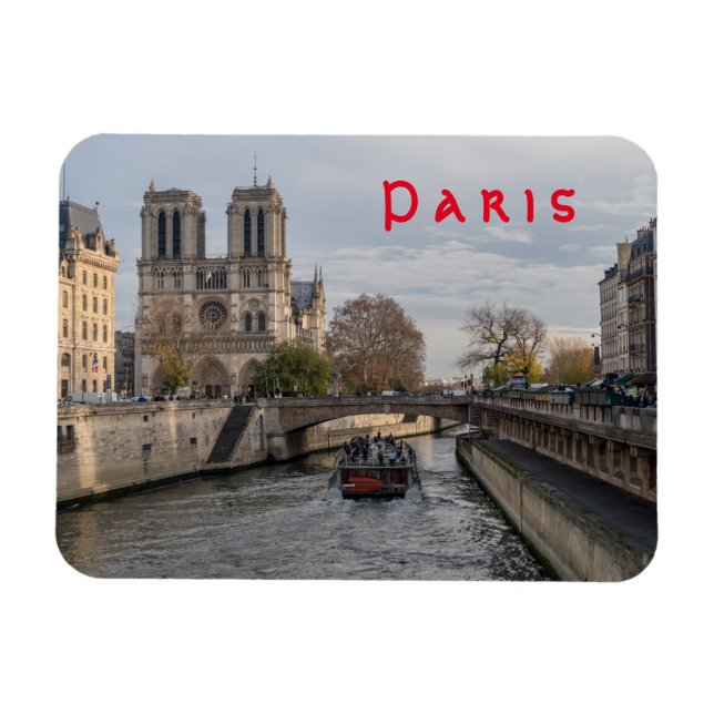 Ímã Notre Dame de Paris, França (Horizontal)