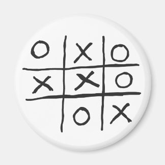 Imã Noughts Tic-Tac-Toe e Cruzes