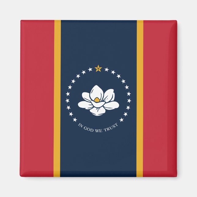 Imã Nova bandeira do Mississípi (Frente)