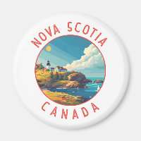 Nova Escócia Canadá Círculo Retroafogado