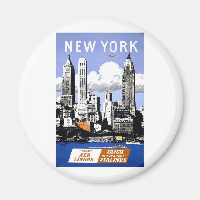 Imã Nova Iorque de Vintage (Frente)