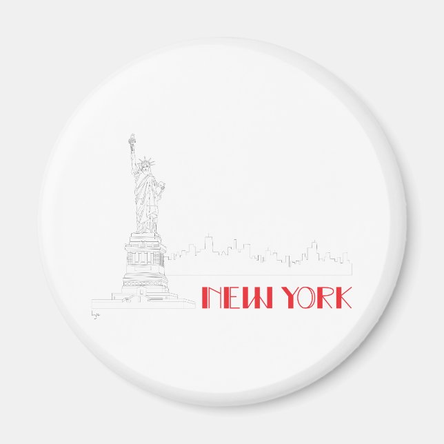 Imã Nova Iorque, Legal Estátua da Liberdade (Frente)