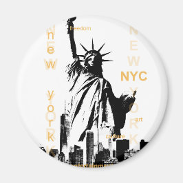 Imã Nova Iorque Ny Nyc Estátua da Liberdade