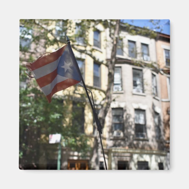 Imã Nova Iorque NYC Puerto Rican Flag Photoshop (Frente)