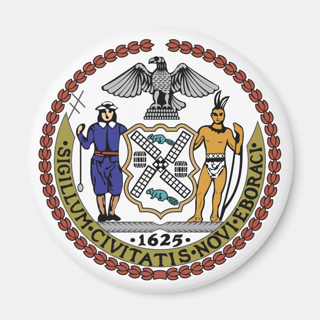 Imã Nova Iorque Seal (Frente)