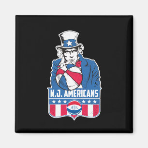 Imã Nova Jersey Americanos Basquete Tio Sam