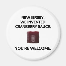 Imã Nova Jersey: Inventamos molho de amora.